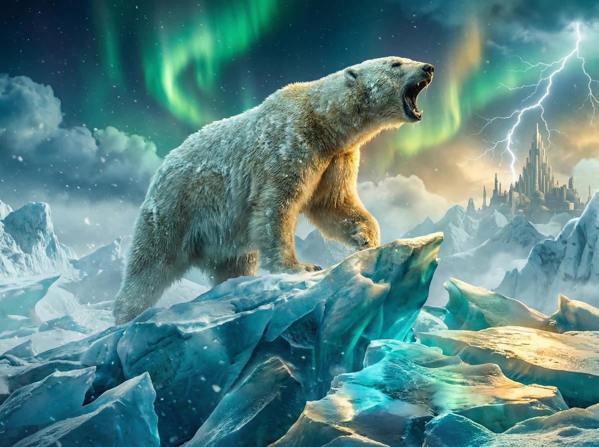 巨乳-北极熊冰川巡游视频